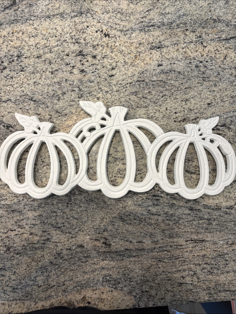 Southern Living White Pumpkin Trio Trivet